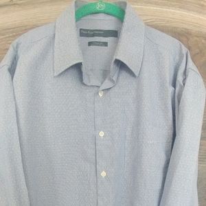 Perry Ellis Men's Long Sleeve Shirt 17x32-33